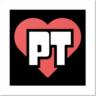 PT Heart | Physical Therapy Posters and Art